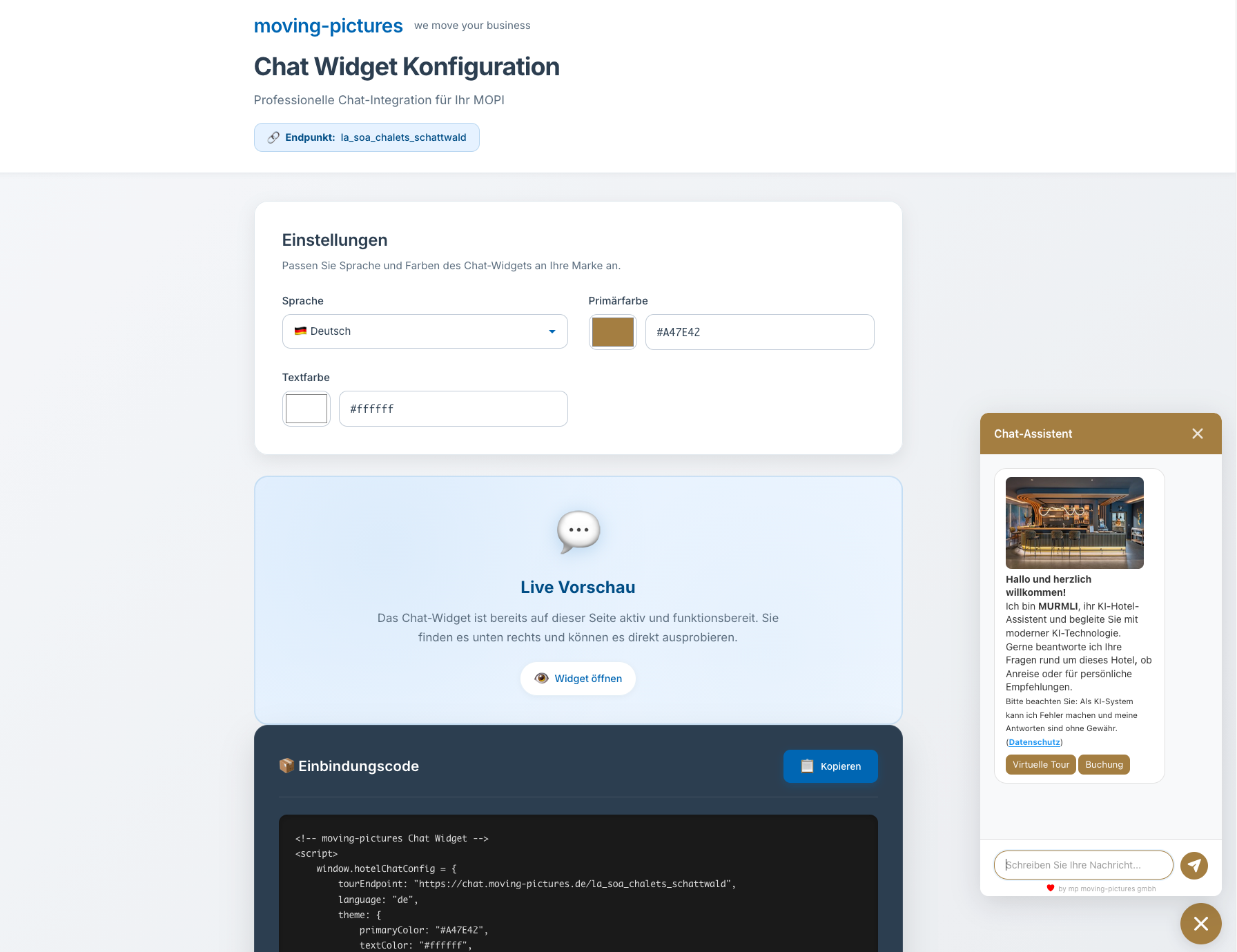 MOPI Widget-Konfigurator